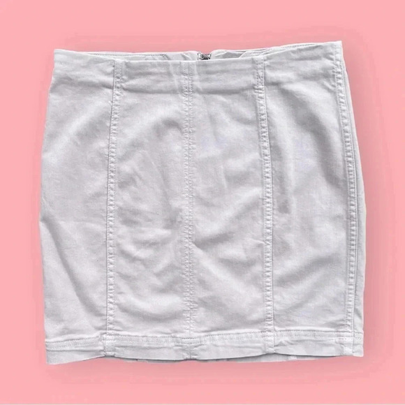 Free People Size 6 Light Pink Mini Skirt - Picture 1 of 5